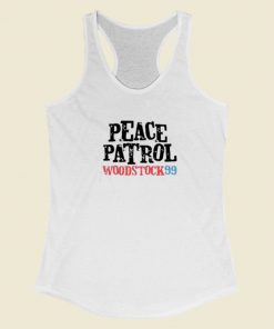 Peace Patrol Woodstock 99 Racerback Tank Top