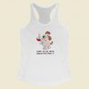 Puppy On The Train Gonna Ride Racerback Tank Top