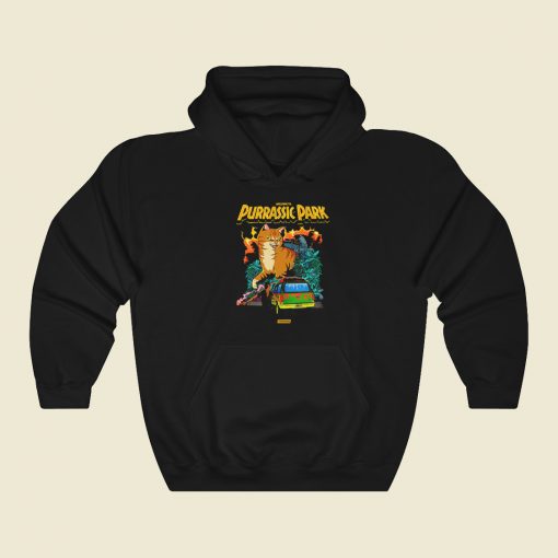 Purrassic Park Graphic Hoodie Style