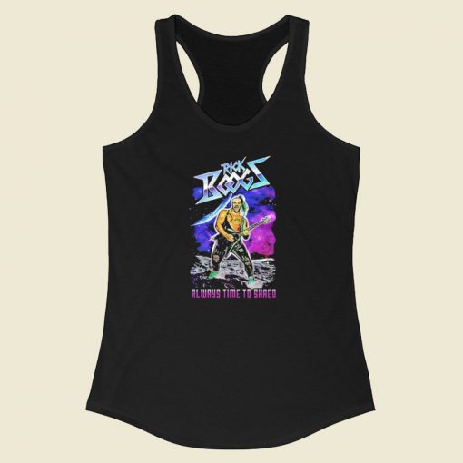 Rick Boogs Time To Shred Racerback Tank Top