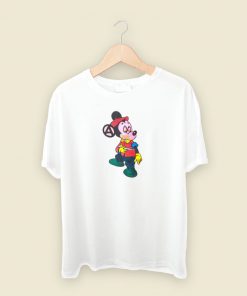 Mickey Mouse Shooting Dope T Shirt Style