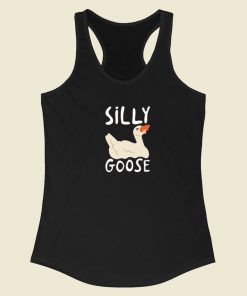 Silly Goose Funny Racerback Tank Top