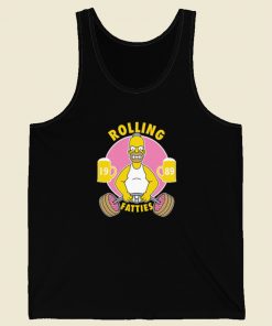 Simpson Homer Rolling Fatties Tank Top