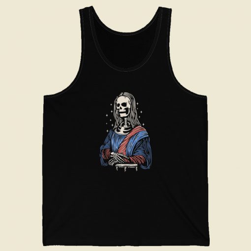 Skull Lisa Funny Tank Top