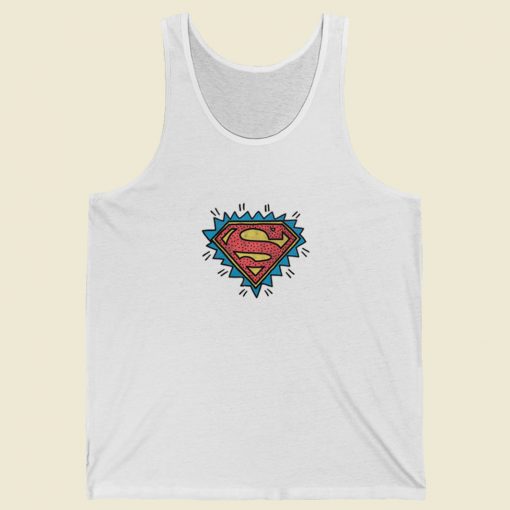 Superman Keith Haring Tank Top