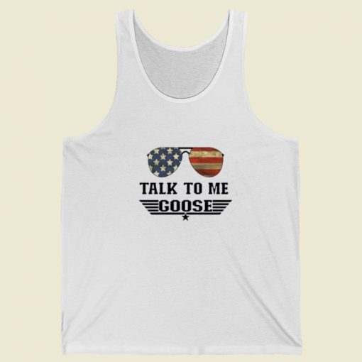 Talk To Me Goose Top Gun Tank Top