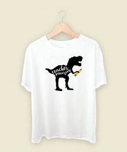 Teacher Saurus Rex Funny T Shirt Style