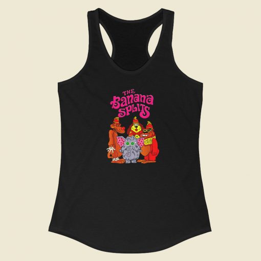 The Banana Splits Funny Racerback Tank Top