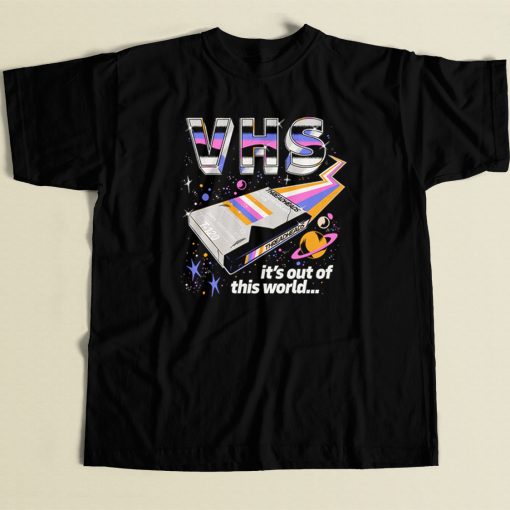 VHS Out of This World T Shirt Style