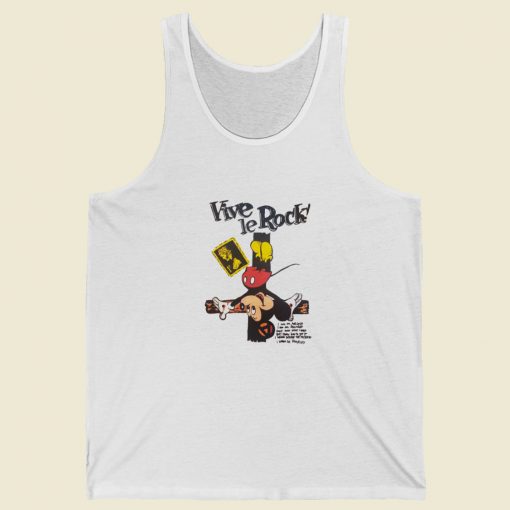 Vive Le Rock Crucified Mickey Tank Top