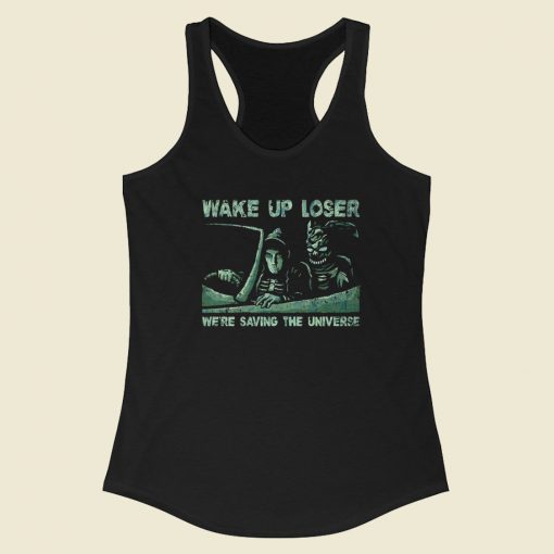 Wake Up Loser Racerback Tank Top