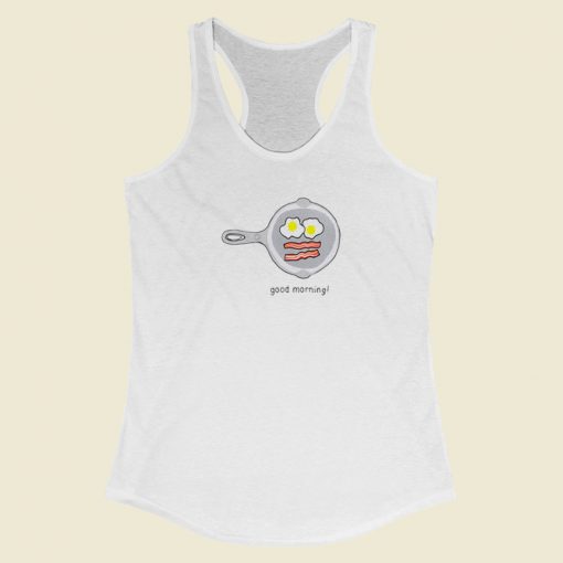 Most Dope Wakey Wakey Eggs Racerback Tank Top