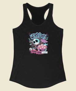 Weird Loops Skeleton Racerback Tank Top