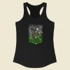 Wolf Knight Graphic Racerback Tank Top