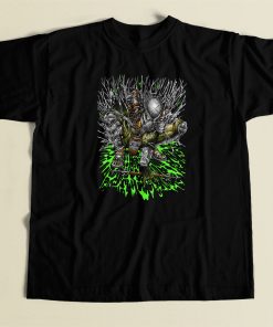 Wolf Knight Graphic T Shirt Style