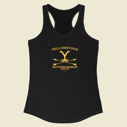 Yellowstone Dutton Ranch Arrows Racerback Tank Top