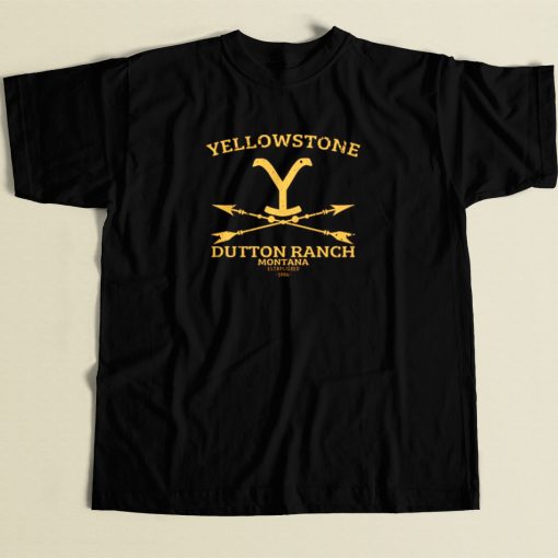 Yellowstone Dutton Ranch Arrows T Shirt Style