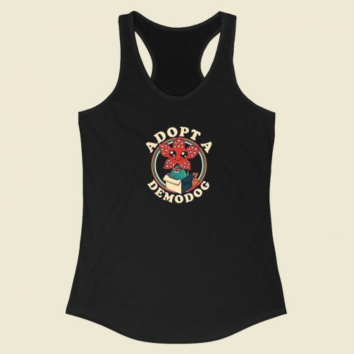 Adopt A Demodog Racerback Tank Top