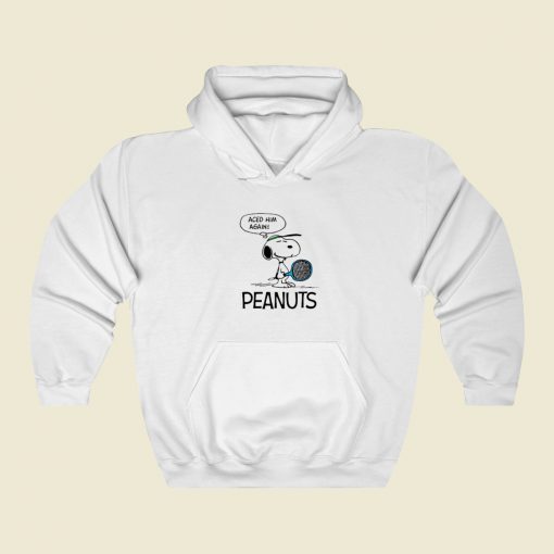 Aced Him Again Peanuts Snoopy Hoodie Style