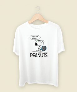 Aced Him Again Peanuts Snoopy T Shirt Style