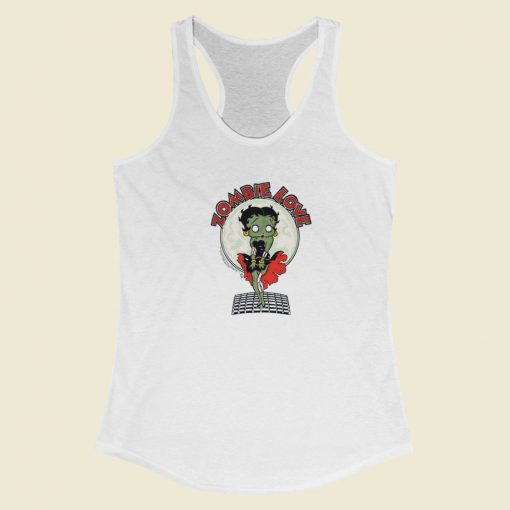 Betty Boop Breezy Zombie Love Racerback Tank Top