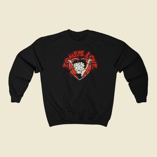 Betty Boop Zombie Love Sweatshirts Style