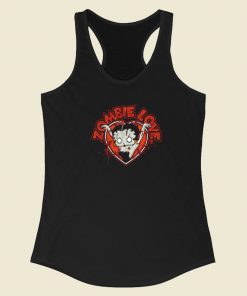 Betty Boop Zombie Love Racerback Tank Top