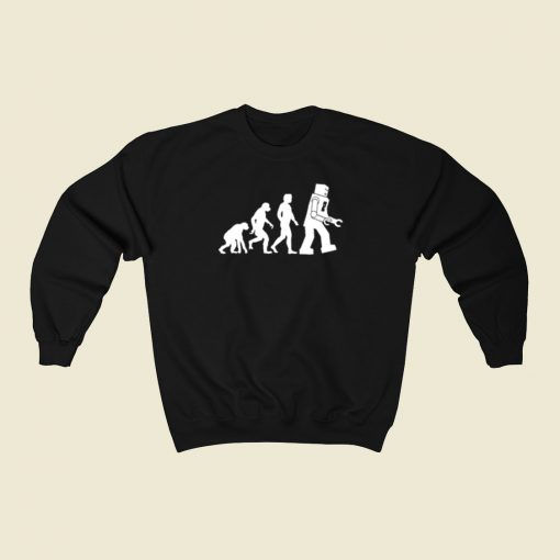 Big Bang Theory Robot Evolution Sweatshirts Style