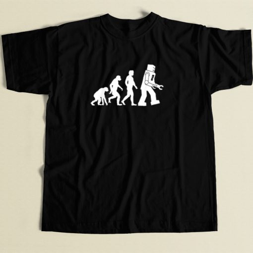 Big Bang Theory Robot Evolution T Shirt Style