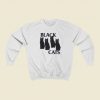 Black Four Cats Sweatshirts Style