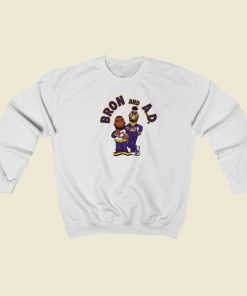 Los Angeles Lakers Bron And Ad Sweatshirts Style