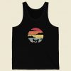 Cat Hiding Retro Funny Tank Top