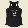 Google Boobs Skull Trust Me Racerback Tank Top