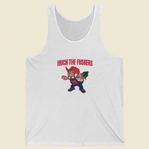 Huck The Fuskers Nebraska Huskers Tank Top