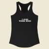 I Just Work Here Racerback Tank Top