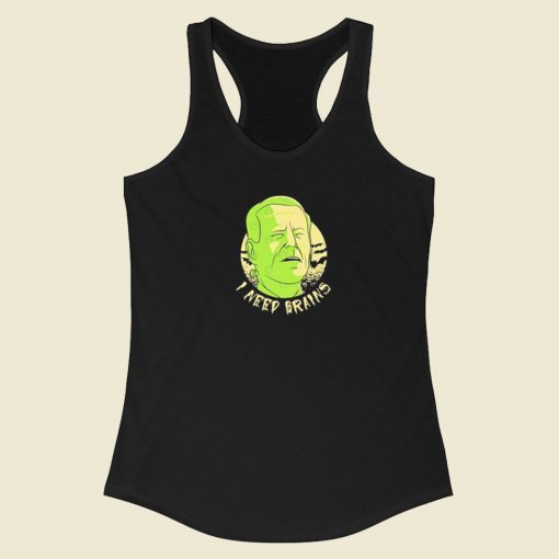 I Need Brains Joe Biden Racerback Tank Top