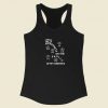 I Will Tally My Regrets The Skulls Racerback Tank Top