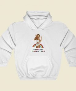 Mariah Carey Rainbow World Tour Hoodie Style