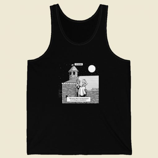 Mario and Princess Futurism Tank Top