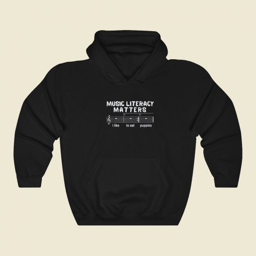 Music Literacy Matters Hoodie Style