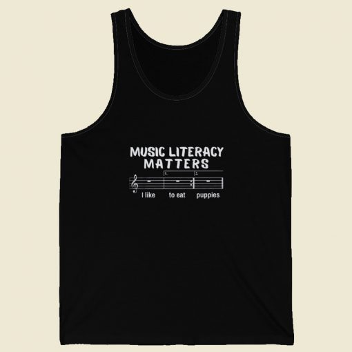 Music Literacy Matters Tank Top