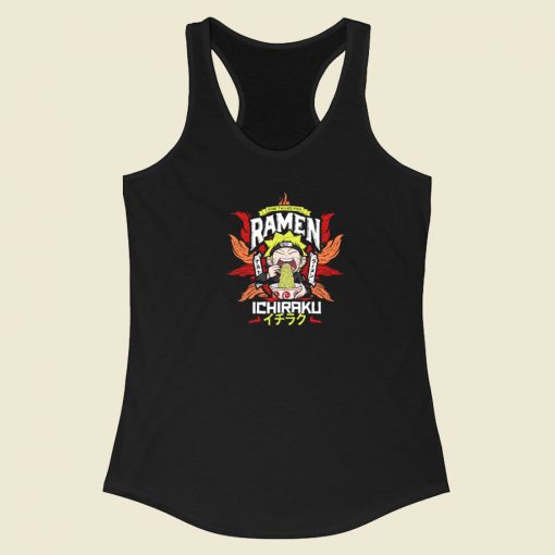 Nine Tailed Fox Naruto Ramen Racerback Tank Top