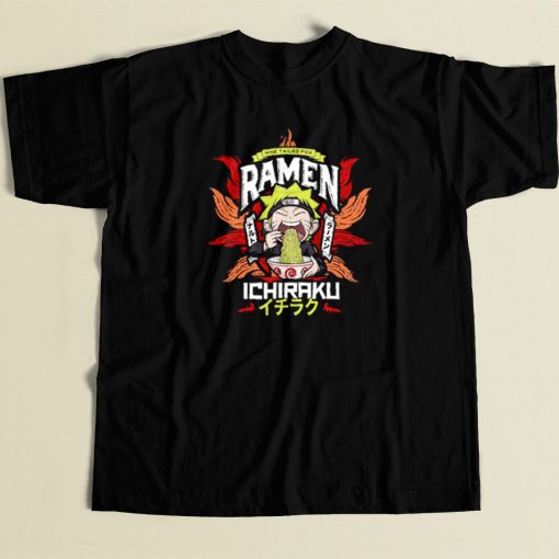 Nine Tailed Fox Naruto Ramen T Shirt Style