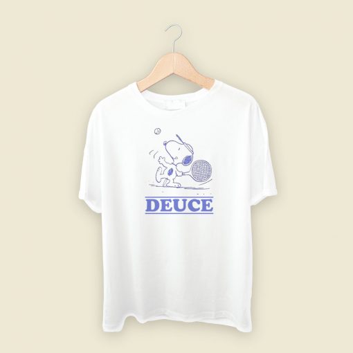 Peanuts Deuce Tennis T Shirt Style