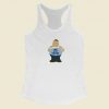 Peter Griffin No Fat Chicks Racerback Tank Top