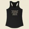 Practice Self Care Like Raccoon Racerback Tank Top