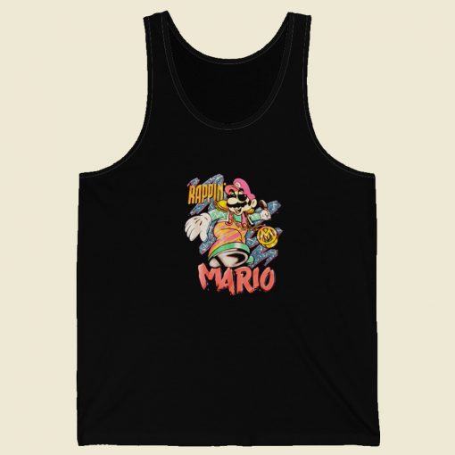 Rappin Super Mario Tank Top