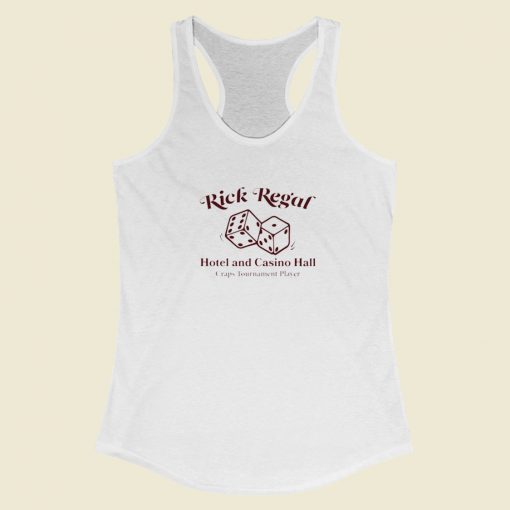 Ricky Regal Hotel And Casino Racerback Tank Top