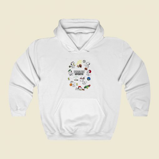 Snoopy Peanuts Sports Hoodie Style