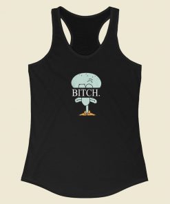 Squidward Spongebob Bitch Racerback Tank Top